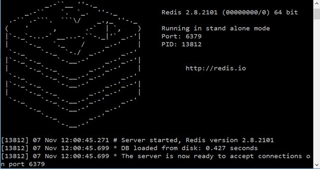 un the Redis server